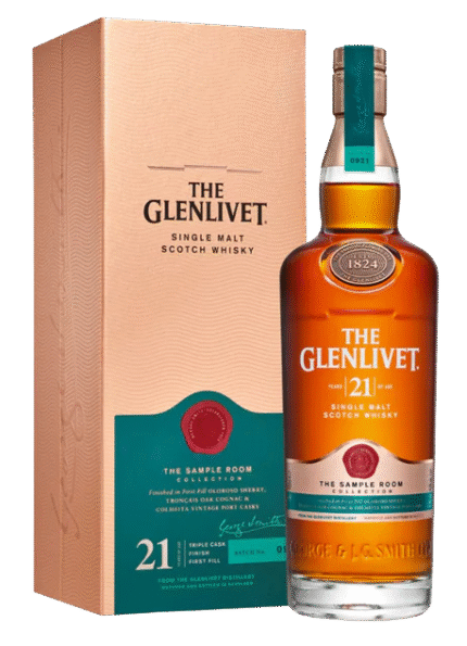 GLENLIVET SCOTCH SINGLE MALT 21YR 750ML