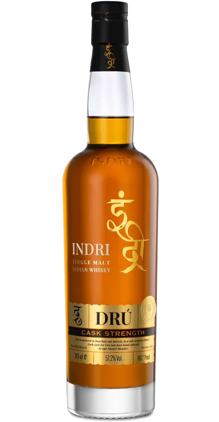 INDRI WHISKEY DRU SINGLE MALT CASK STRENGTH INDIA 750ML