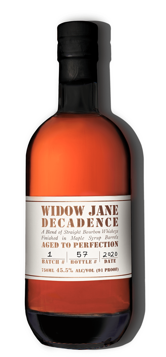 decadence WIDOW JANE DECADENCE BOURBON AGED TO PERFECTION IN MAPLE SYRUP BARRELS NEW YORK 750ML - Image 1