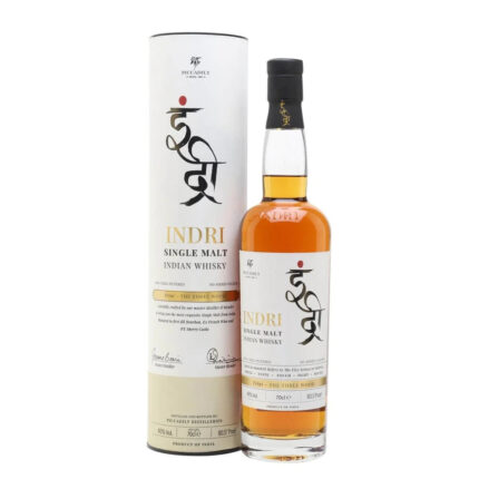 INDRI WHISKEY SINGLE MALT THREE WOOD INDIA 750ML