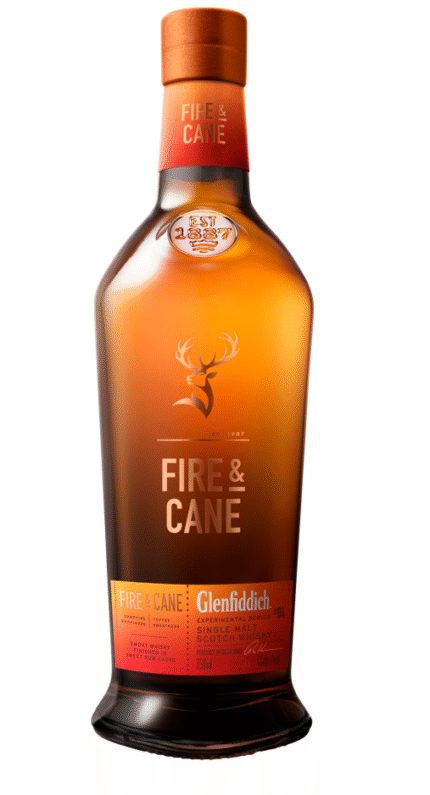 GLENFIDDICH SCOTCH SINGLE MALT EXPERIMENTAL SERIES FIRE & CANE 86PF 750ML